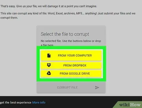 Corrupt a File on Purpose Using Corrupt a File. Net Step 3