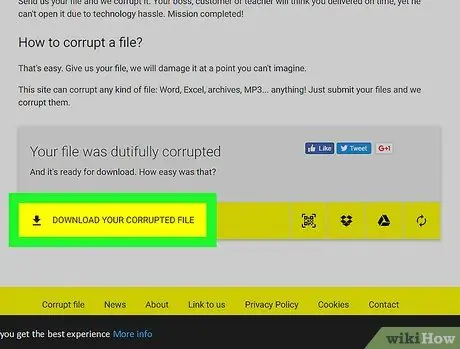 Corrupt a File on Purpose Using Corrupt a File. Net Step 5