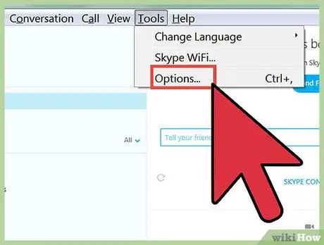 Skype Tarixçəsini silin 2 -ci addım