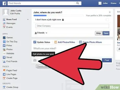 Mag-post ng Maramihang Mga Larawan sa Facebook Hakbang 3