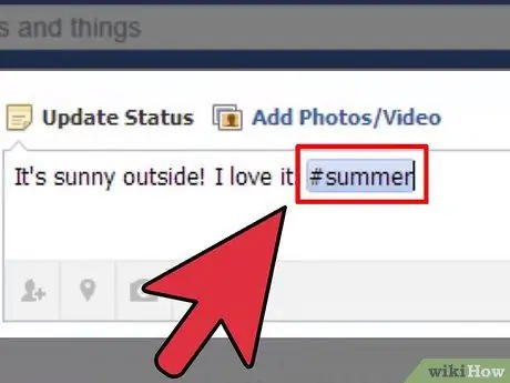 Hashtags on Facebook ნაბიჯი 4