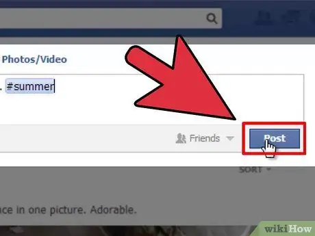 Hashtags on Facebook ნაბიჯი 5