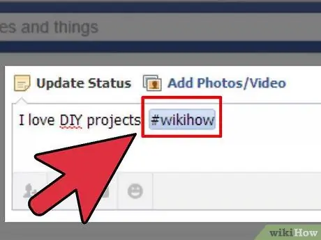 Hashtags sa Facebook Hakbang 6
