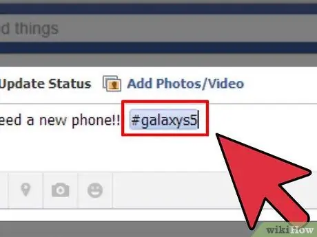 Hashtags på Facebook Steg 8