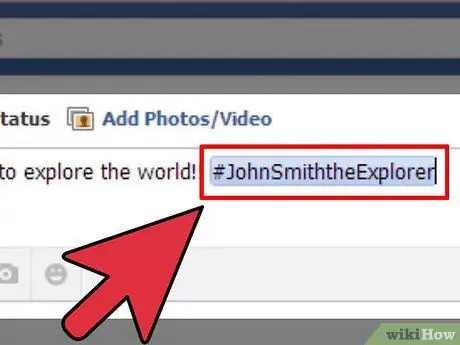 Hashtags på Facebook Trin 9