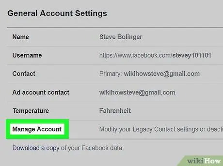 Suprimiu el vostre compte de Facebook Messenger a PC o Mac Pas 4