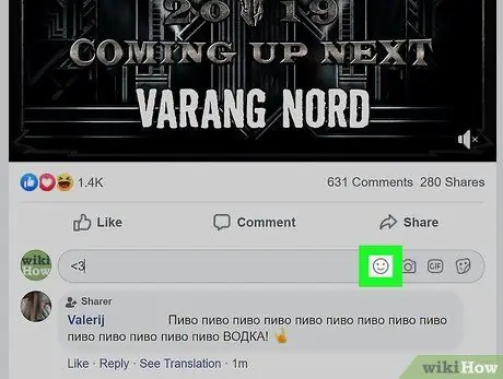 Sukurkite širdį „Facebook“8 žingsnis