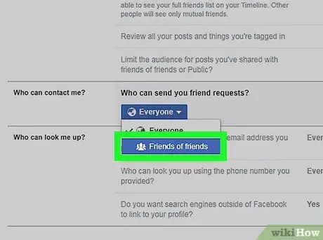 Stop All Friend Requests on Facebook Step 14