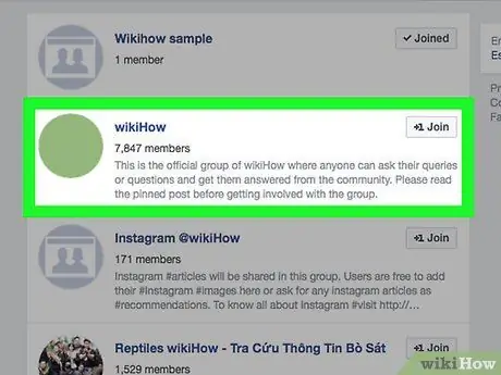 Hitta en grupp på Facebook Steg 14
