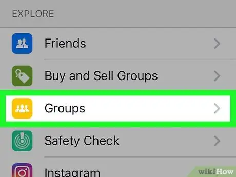 Facebook -da bir qrup tapın Adım 3