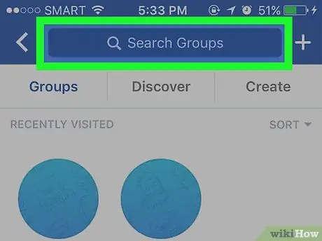 Hitta en grupp på Facebook Steg 4