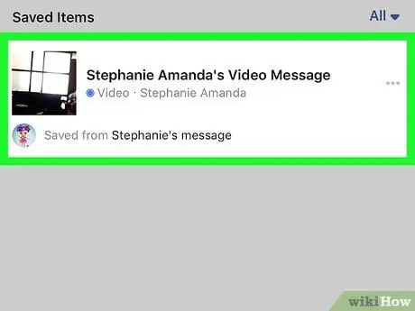 Uložte videá z programu Facebook Messenger do priečinka Camera Step 14