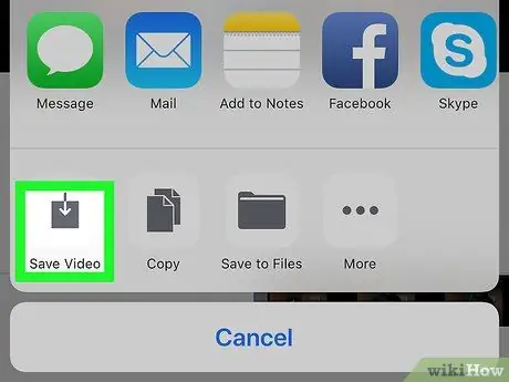 Spremite videozapise iz Facebook Messengera u Camera Roll Korak 31