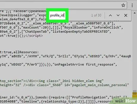 Find et bruger -id på Facebook Trin 7