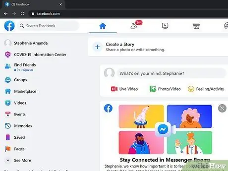 Baixe vídeos do Facebook gratuitamente, Etapa 1