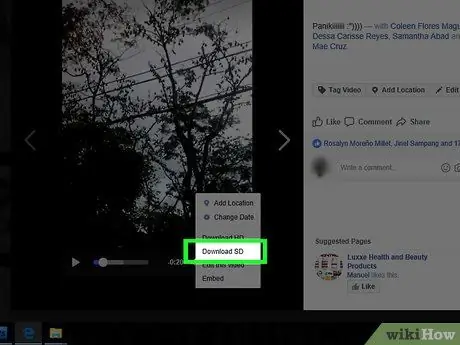 Salvestage Facebooki videod 3. samm
