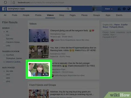 احفظ مقاطع فيديو Facebook الخطوة 5