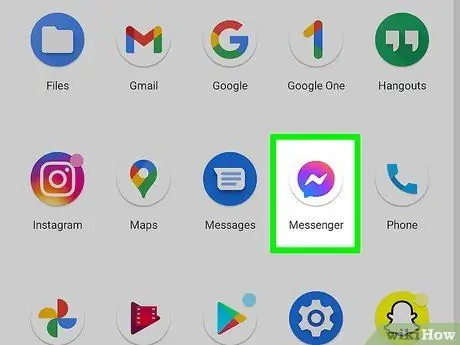 Suprimiu un compte de Messenger a Android Pas 1