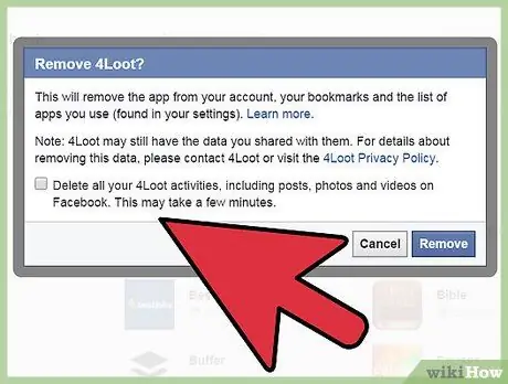 Remove an Application (Game) off Your Facebook Account Step 9