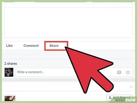 Posta om på Facebook Steg 3