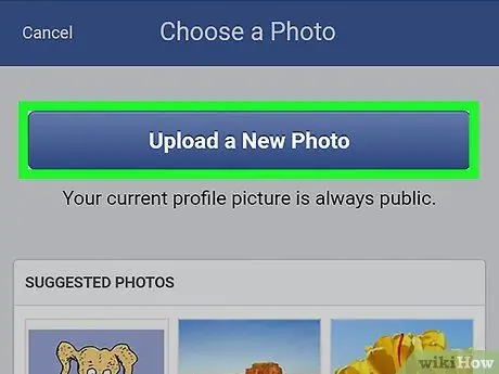 قم بتغيير صورة ملفك الشخصي على Facebook دون اقتصاص على Android الخطوة 15