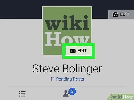 Verander u Facebook -profielfoto sonder om op Android Stap 4 te sny