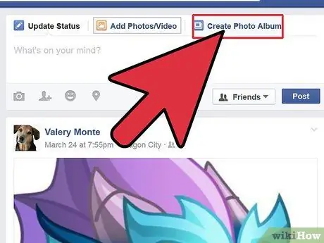 ফেসবুকে একটি ছবির অ্যালবাম তৈরি করুন ধাপ 3