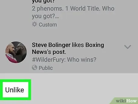 Skjul liker på Facebook Trinn 15