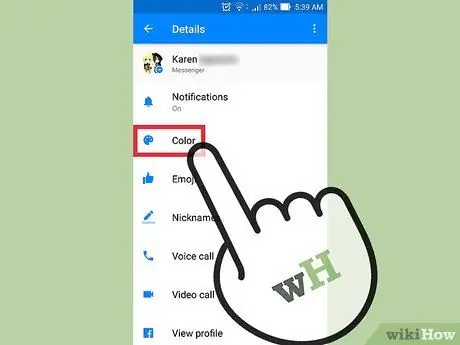 Thay đổi màu trò chuyện và biểu tượng cảm xúc trong Facebook Messenger Bước 3