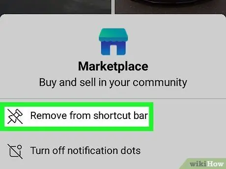 ลบ Marketplace บน Facebook ขั้นตอนที่ 3