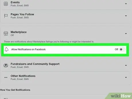 ลบ Marketplace บน Facebook ขั้นตอนที่ 9