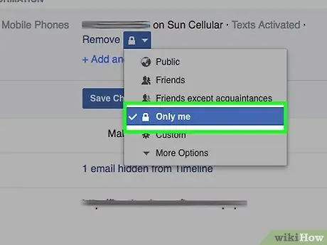 Verbergen Sie Ihre Telefonnummer auf Facebook Schritt 16