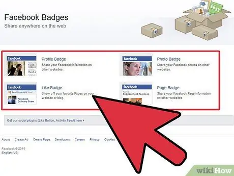 Få et Facebook -badge Trin 3