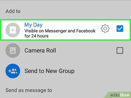 Upotrijebite video efekte Facebook Messengera na Androidu 15. korak