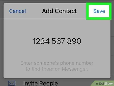 Aggiungi amici e contatti in Facebook Messenger Passaggio 11