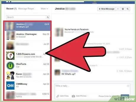 Sembunyikan Mesej Facebook Langkah 2