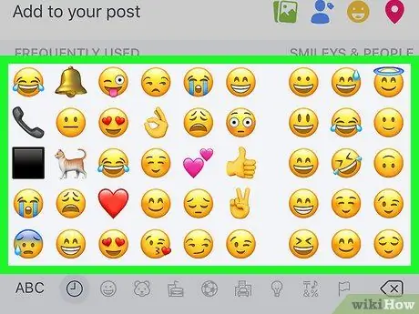 Verwenden Sie Emoticons auf Facebook Schritt 14