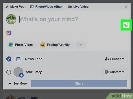 Verwenden Sie Emoticons auf Facebook Schritt 3