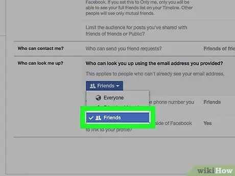 Rendi il passaggio privato di Facebook 39