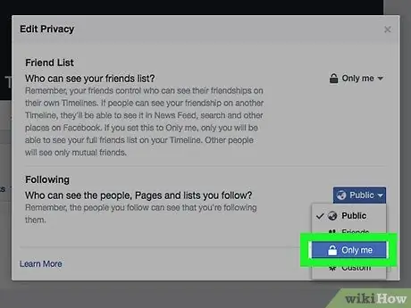 Feu que Facebook sigui privat com a pas 48