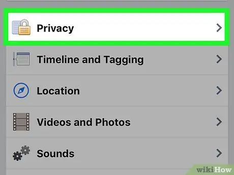 Make Facebook Private Step 5