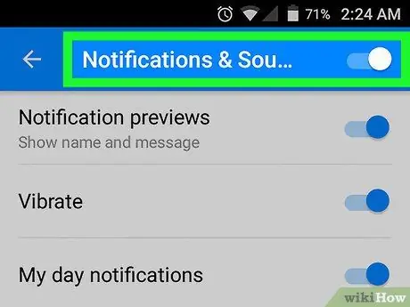 Verander die kennisgewingsgeluid op Facebook Messenger op Android Stap 4