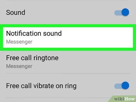 Changer le son de notification sur Facebook Messenger sur Android Étape 6