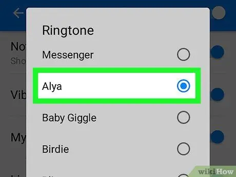 Alterar o som de notificação no Facebook Messenger no Android Etapa 7