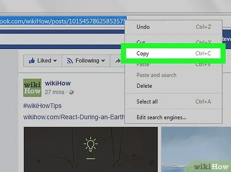 Kunin ang Link sa isang Facebook Post sa isang PC o Mac Hakbang 6