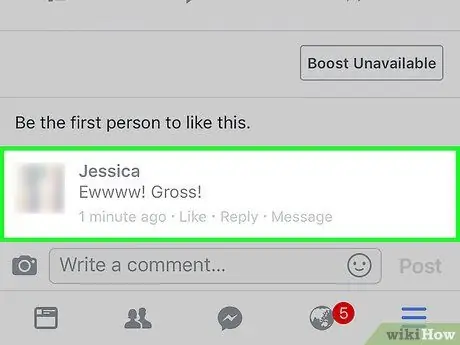 Megjegyzések megjelenítése a Facebookon 5. lépés