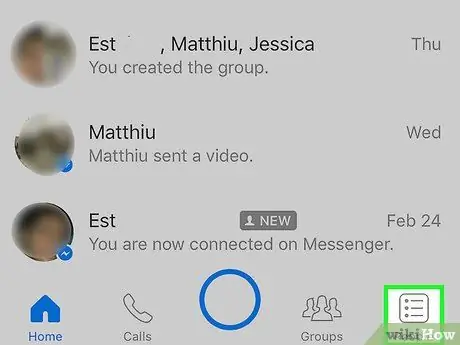 'Amagueu "Actiu ara" al pas 2 de Facebook Messenger