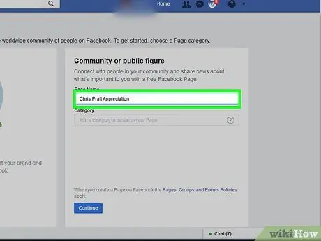 Create a Facebook Fan Page Step 5