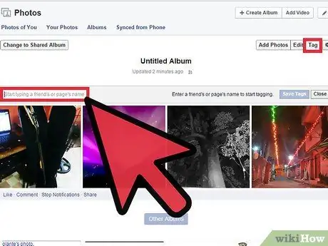Отметьте фотографии на Facebook Шаг 6