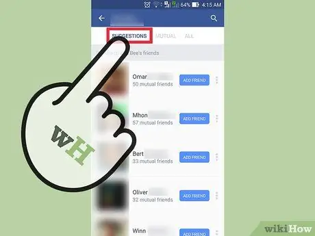 Szerezz kölcsönös barátokat a Facebookon 3. lépés